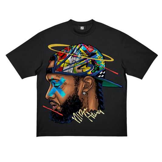 NIPSEY HUSSLE SHIRT IN BLACK OR WHITE