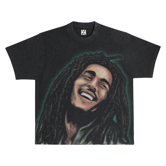 BOB MARLEY SHIRT IN BLACK OR WHITE